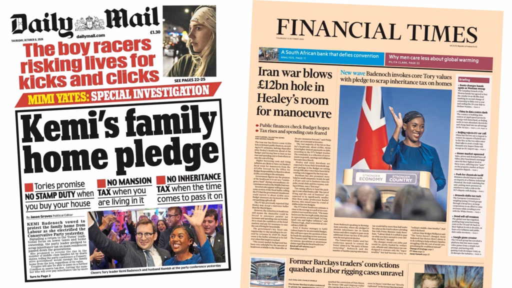 Badenoch Pledges Removal of Inheritance Tax on Family Homes