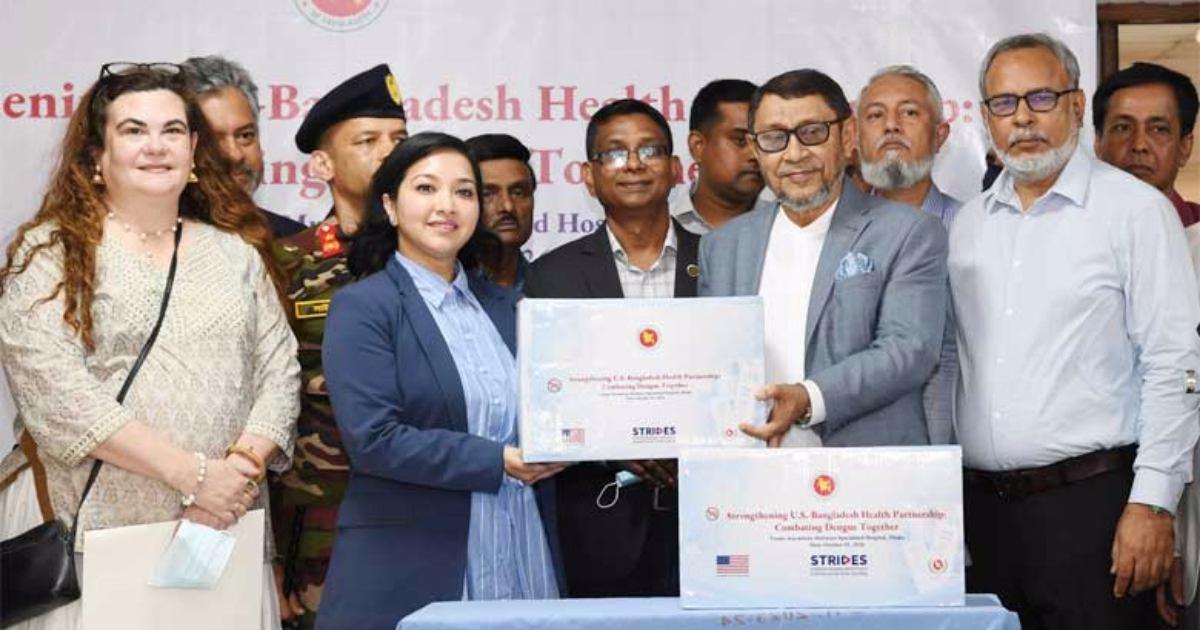 ডেঙ্গু মোকাবিলায় ৫ লাখ টেস্ট কিট দিল যুক্তরাষ্ট্র