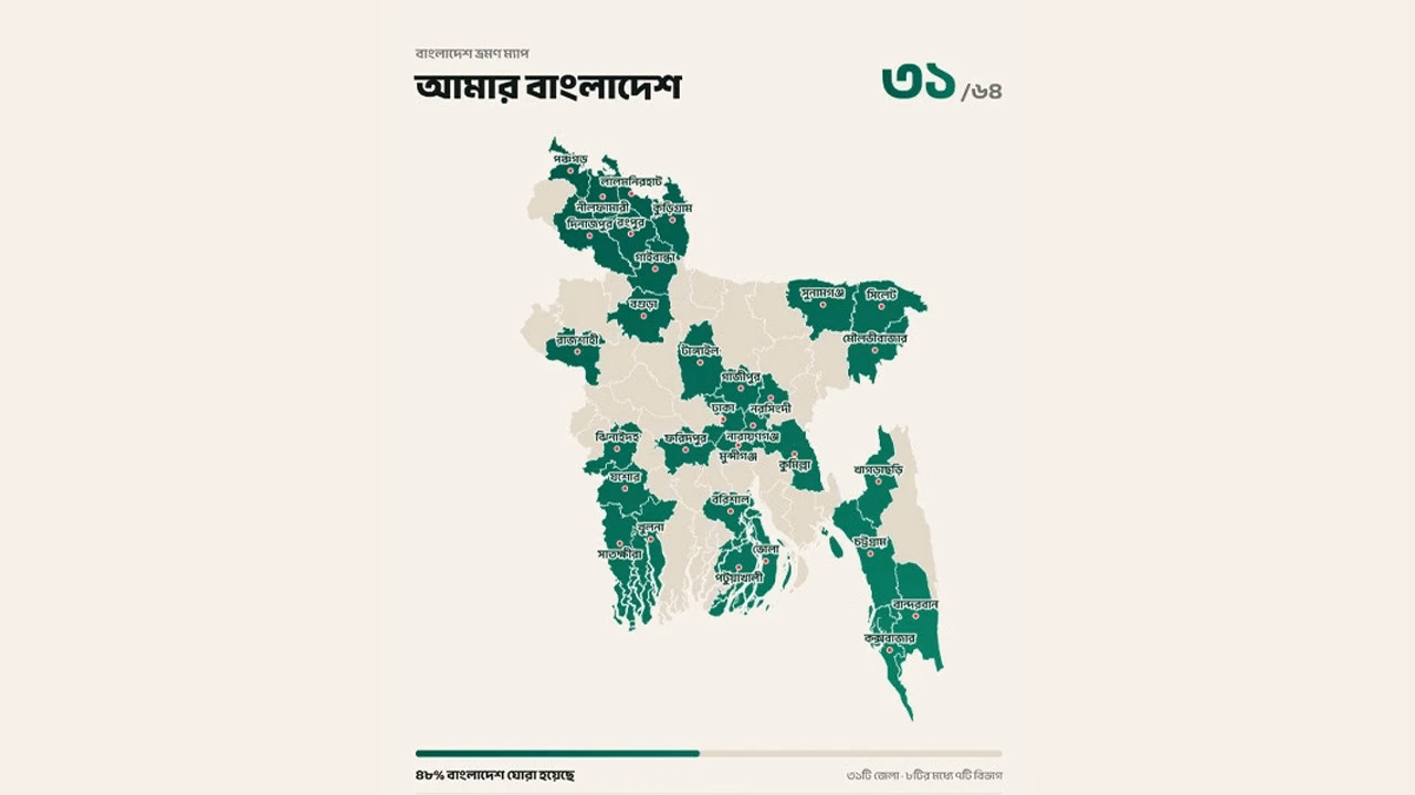 ভাইরাল ভ্রমণ ম্যাপ বানাবেন যেভাবে