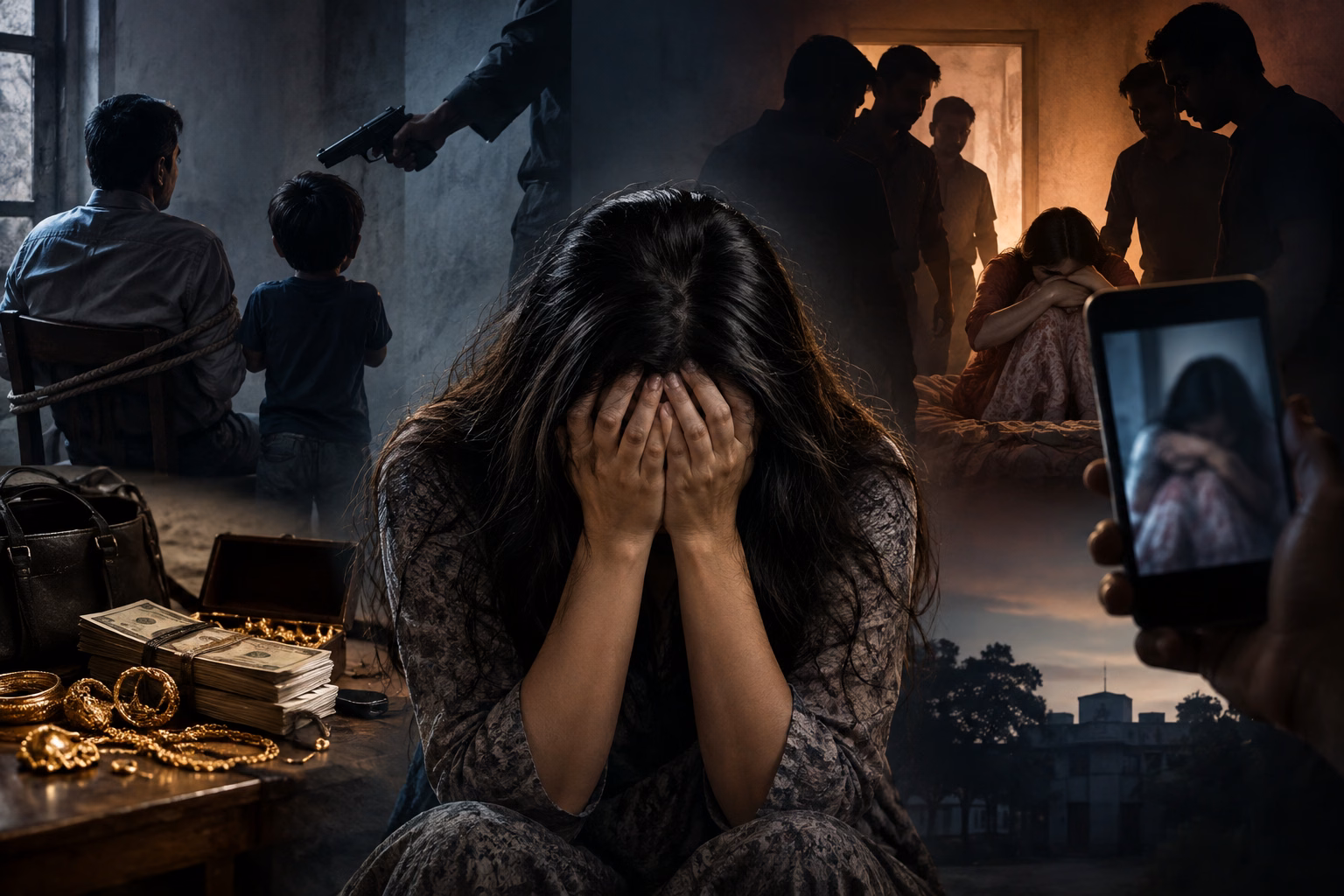 জিম্মি, লুট, ব্ল্যাকমেইল: ধর্ষণে কেন বারবার একই ছক?